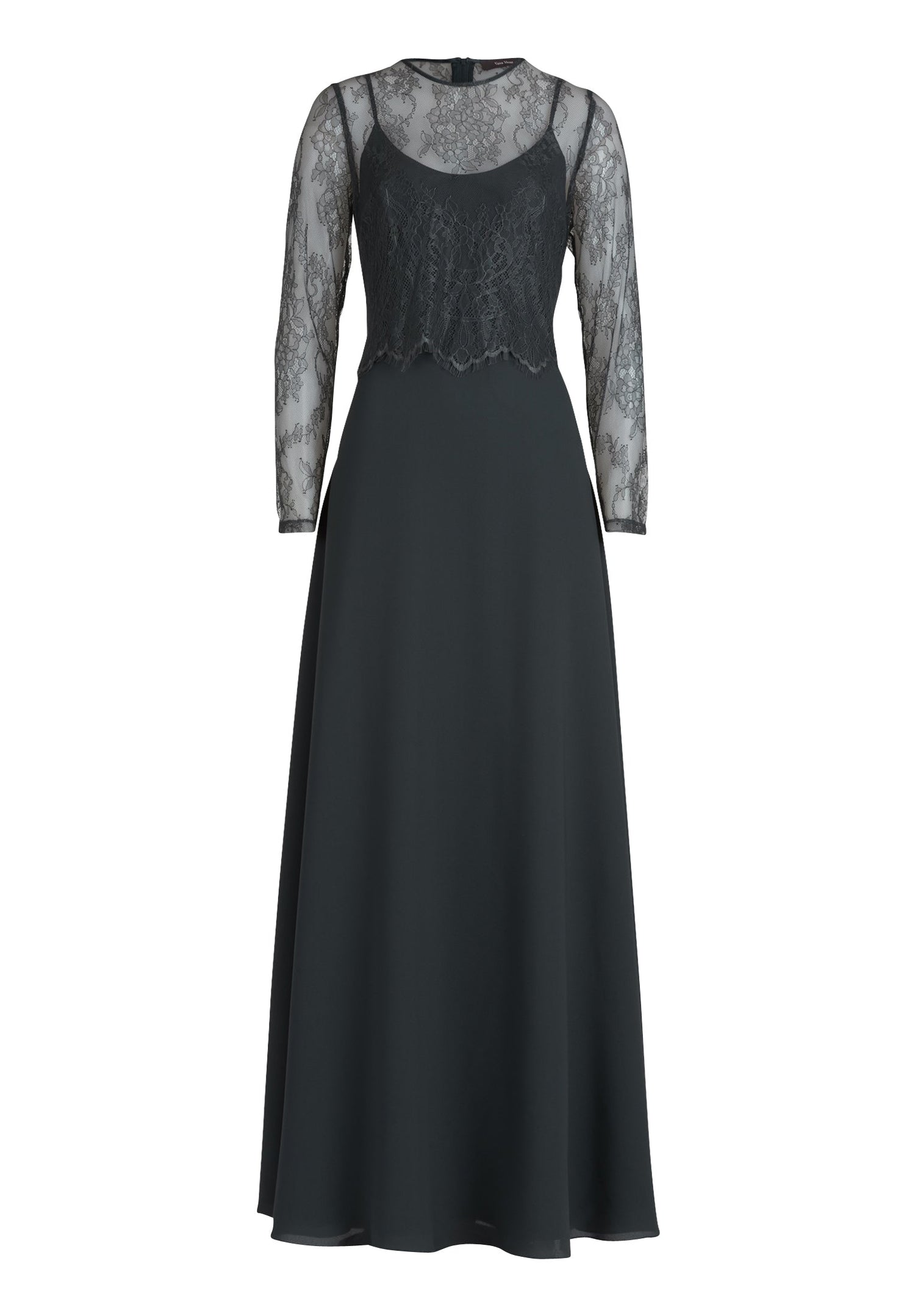 Dark Blue Dress Long 1/1 Sleeve Vera Mont