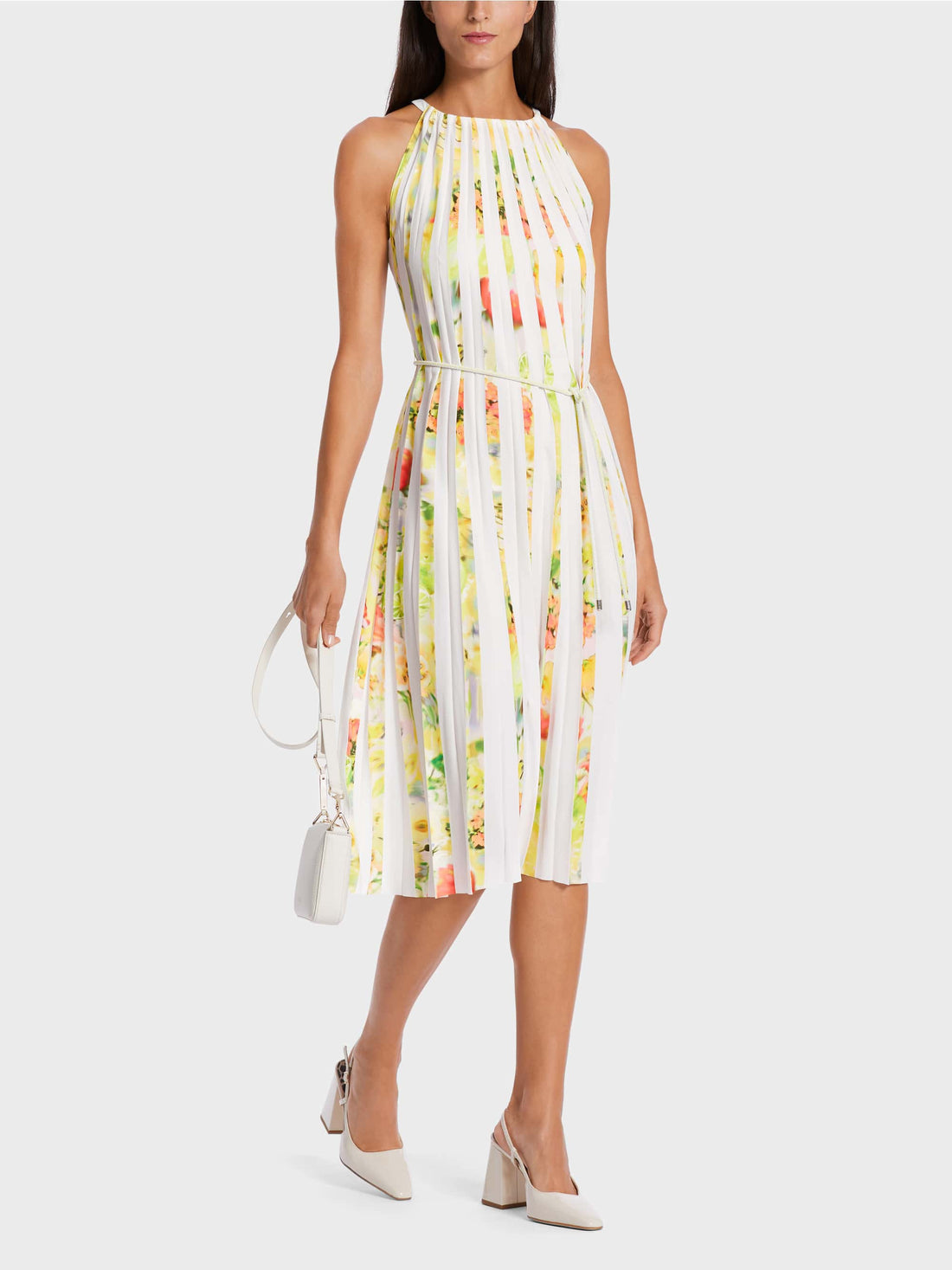 Pleated Midi Dress With Print_Wc 21.27 W36_420_01