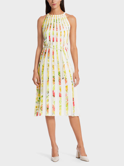Pleated Midi Dress With Print_Wc 21.27 W36_420_04