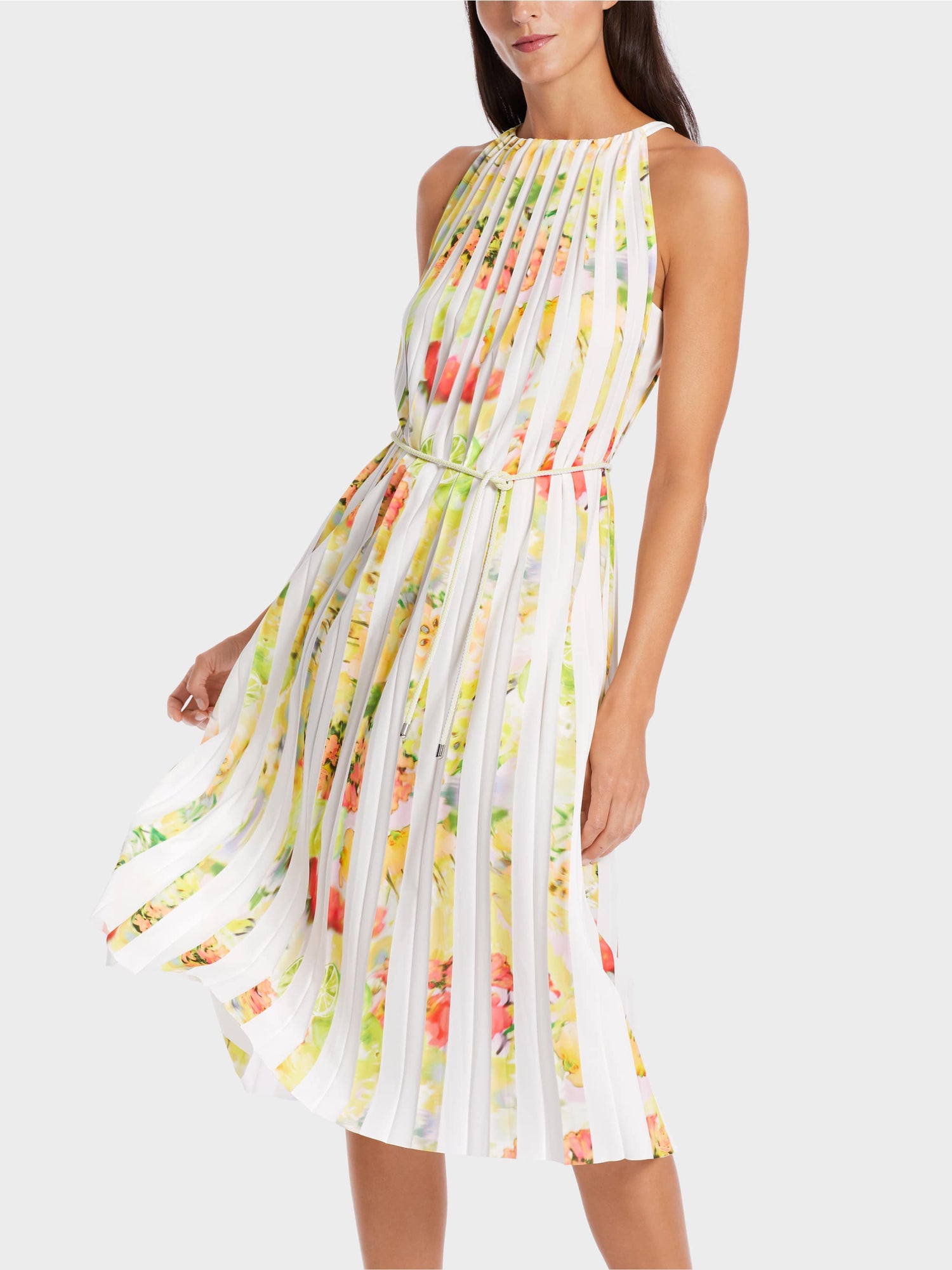 Pleated Midi Dress With Print_Wc 21.27 W36_420_05