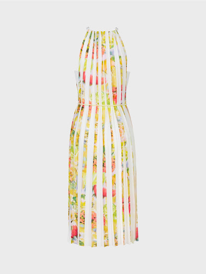 Pleated Midi Dress With Print_Wc 21.27 W36_420_07