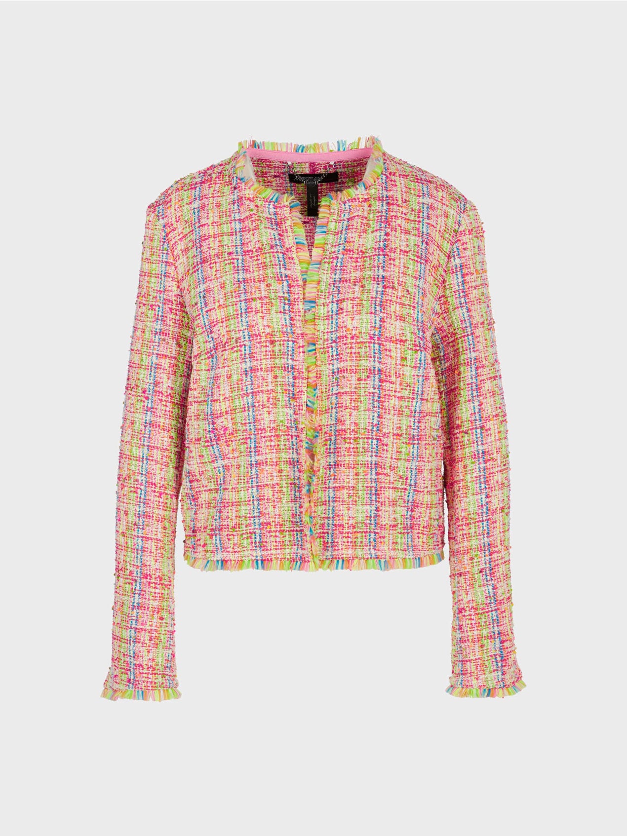 BouclŽ Jacket In Multicoloured Check_Wc 31.21 W57_531_07