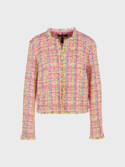 BouclŽ Jacket In Multicoloured Check_Wc 31.21 W57_531_07