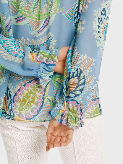 Wide Blouse With Leaf Motif_Wc 51.33 W74_321_04