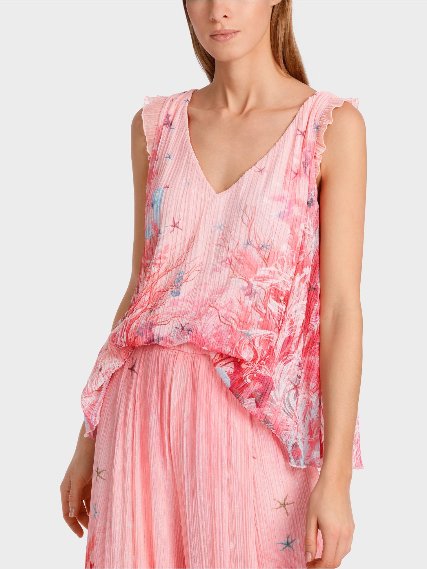 Pleated Top With Underwater Print_Wc 61.26 J83_212_05
