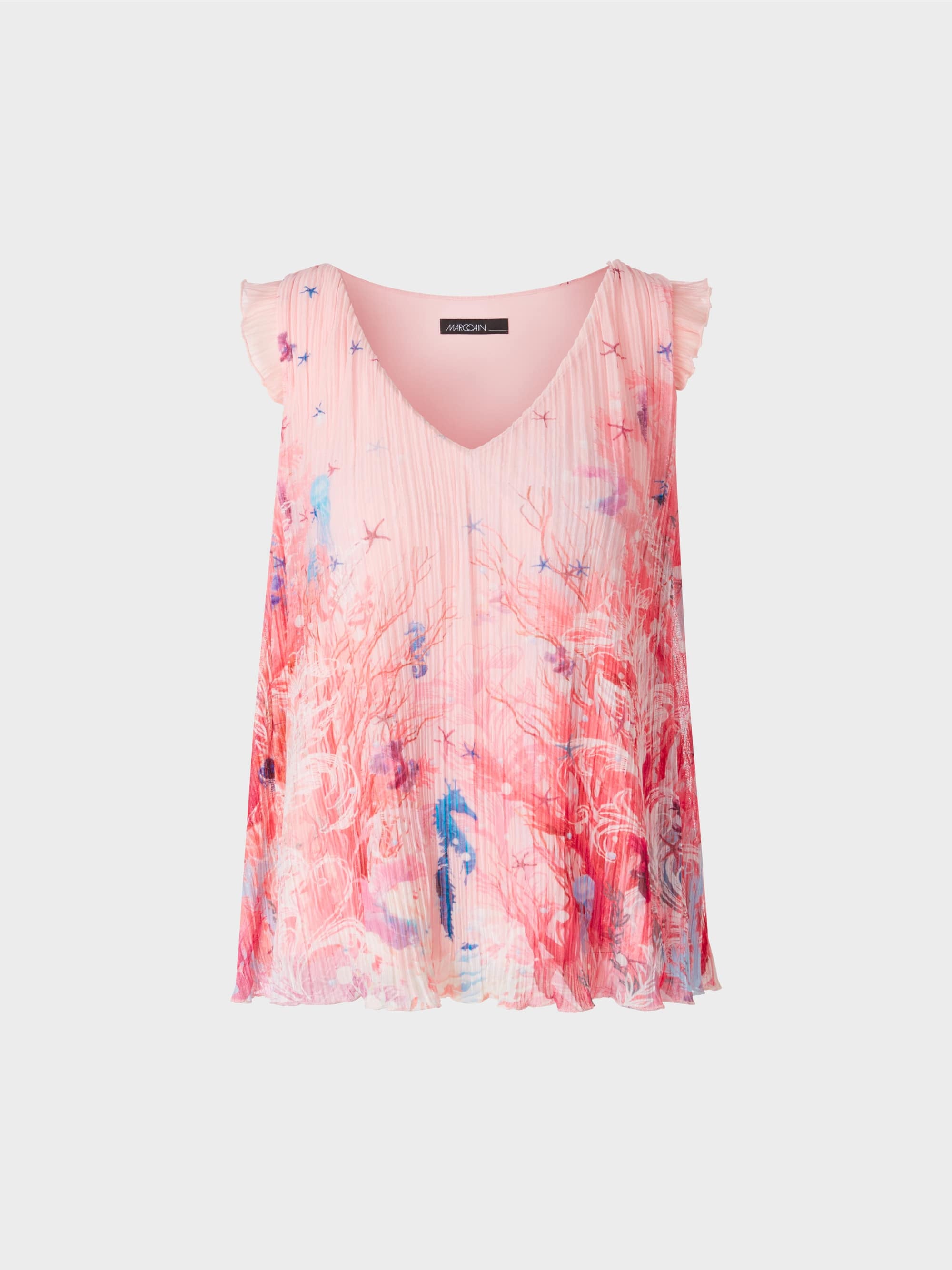 Pleated Top With Underwater Print_Wc 61.26 J83_212_06