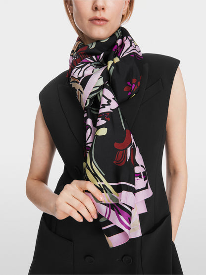 Silk Scarf in Flower Print_XC B4.15 Z25_900_03