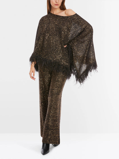 Ostrich Feather Poncho_XG 15.04 M71_900_06