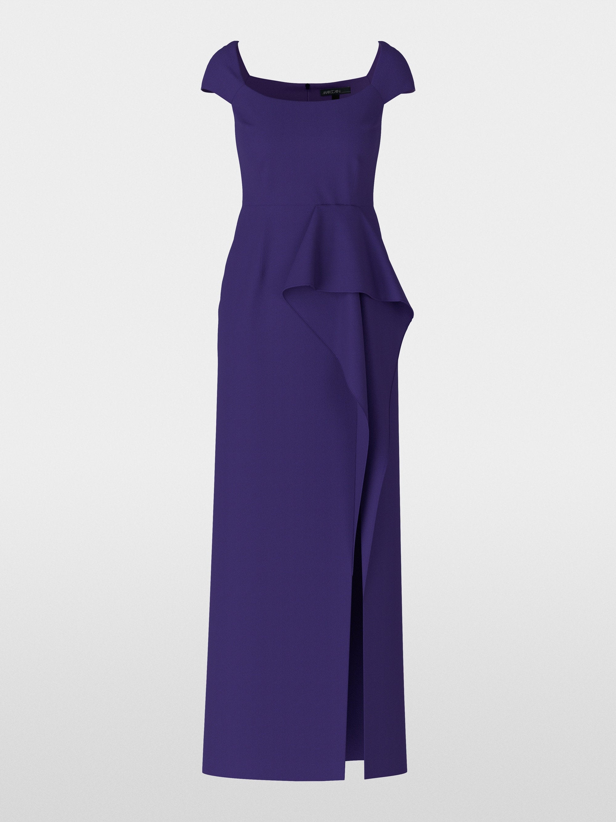 Floor-Length Dress With Cup Sleeves_XG 21.04 W02_748_05