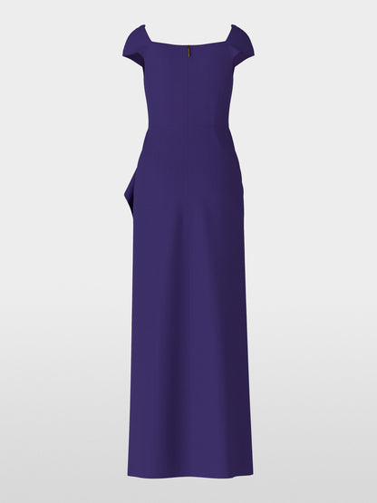 Floor-Length Dress With Cup Sleeves_XG 21.04 W02_748_06