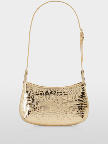 Golden Croco Look Shoulder Bag_XG TI.01 Z01_415_02