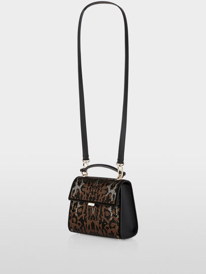 Leo Pattern Satchel Bag with Crystals_XG TJ.01 L01_643_04