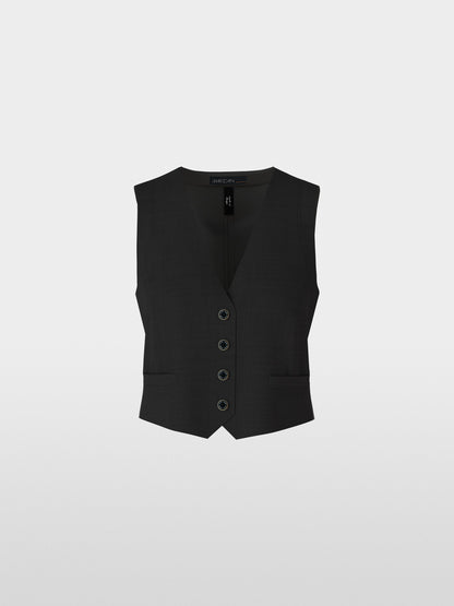 Close-Fitting V-Neck Vest_07