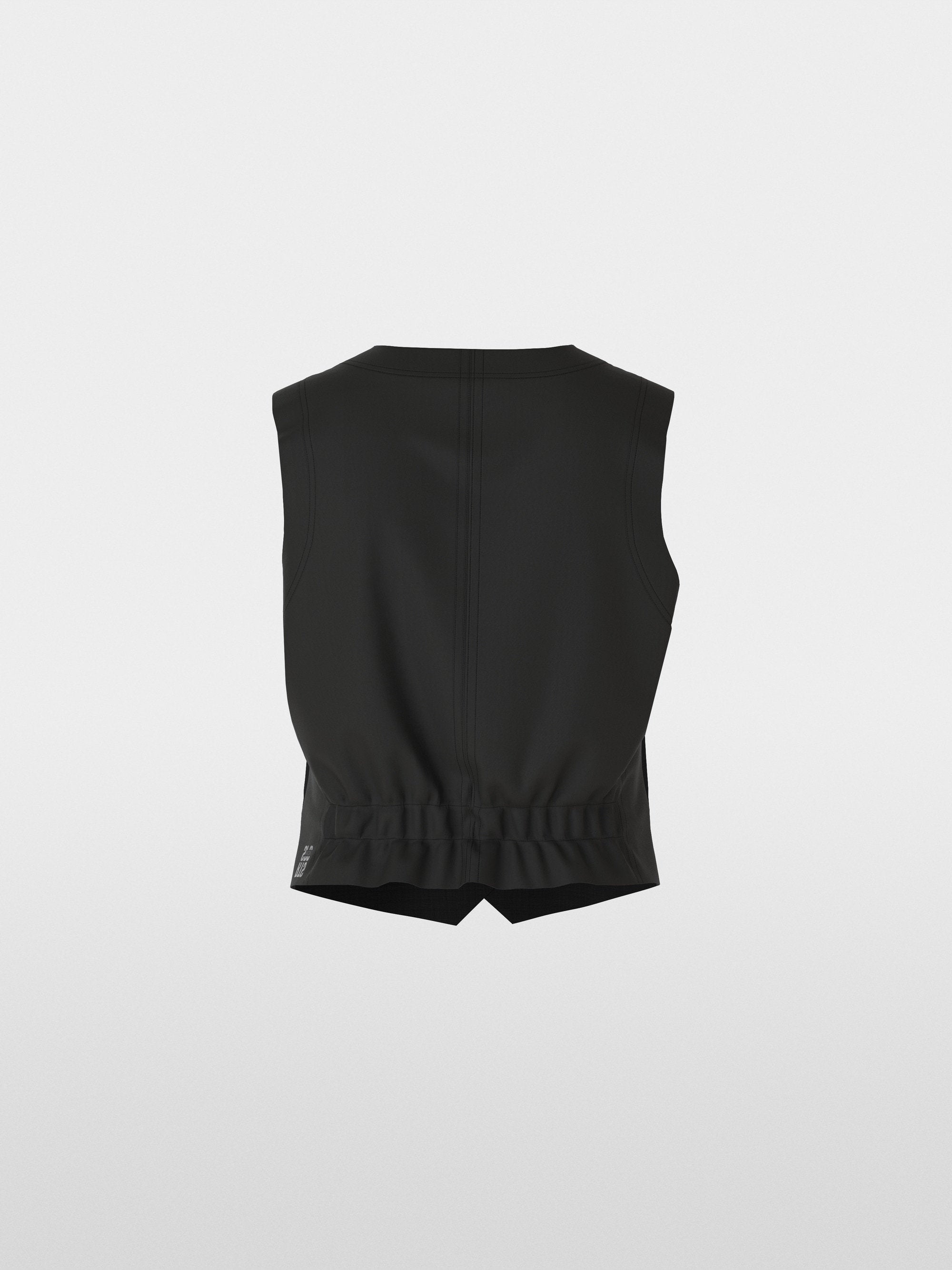 Close-Fitting V-Neck Vest_08