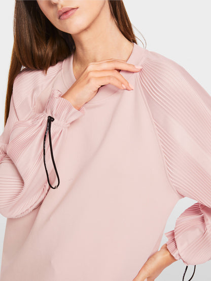 Sweatshirt With Pleated Sleeves_03