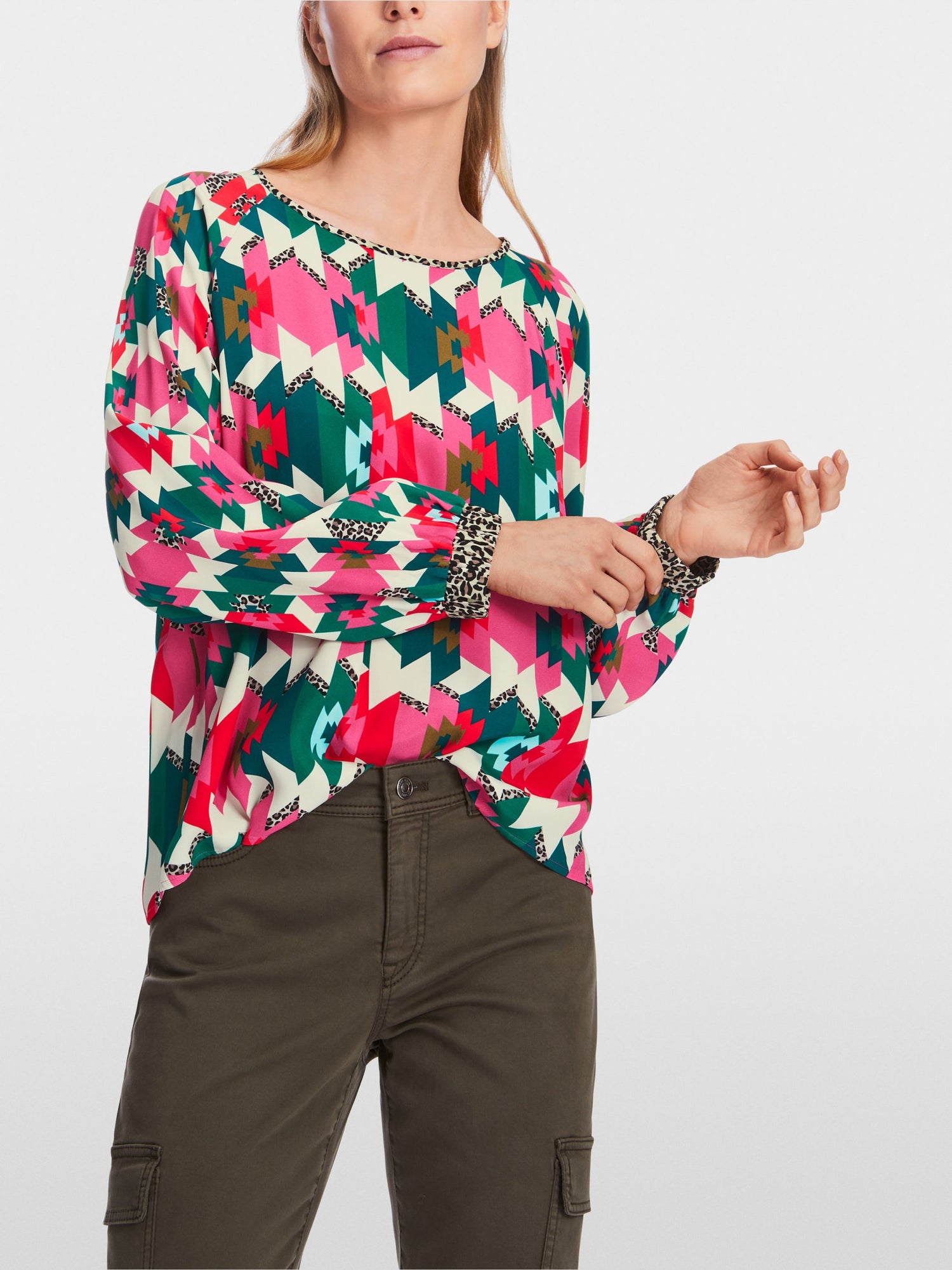 Viscose Blouse with Raglan_XS 51.09 W18_244_06