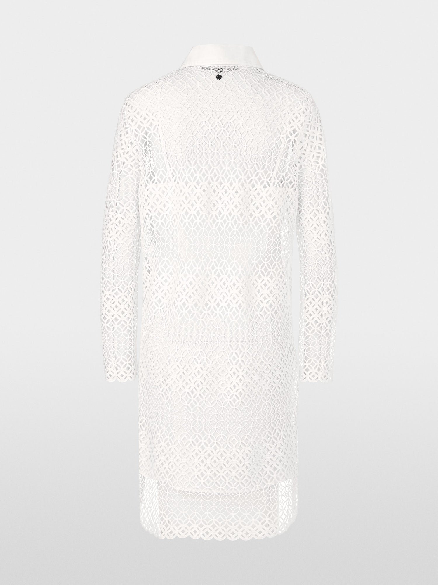 Marc Cain_Short Shirt Dress in Perforated Lace_YC 21.34 W63_100_07