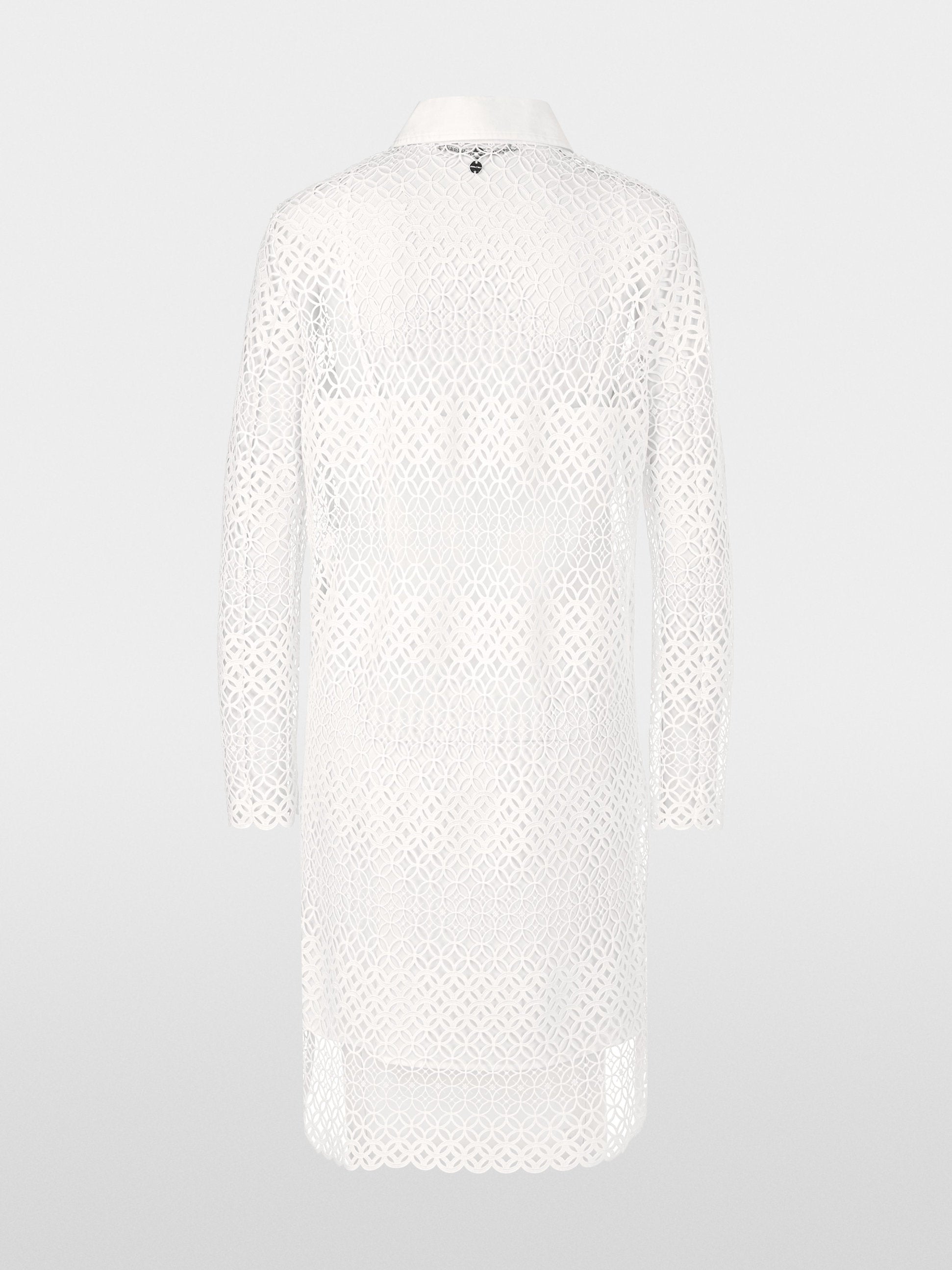 Marc Cain_Short Shirt Dress in Perforated Lace_YC 21.34 W63_100_07