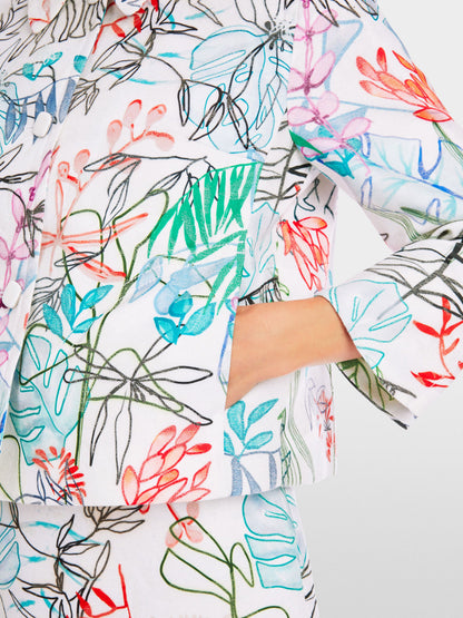 Marc Cain_Jacket with Arty Leaf Motif_YC 31.19 W65_504_05