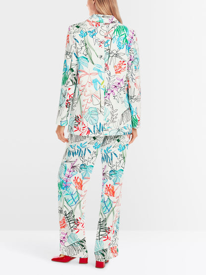 Marc Cain_Trendy Blazer with All-Over Leaf Motif_YC 34.32 W64_504_03