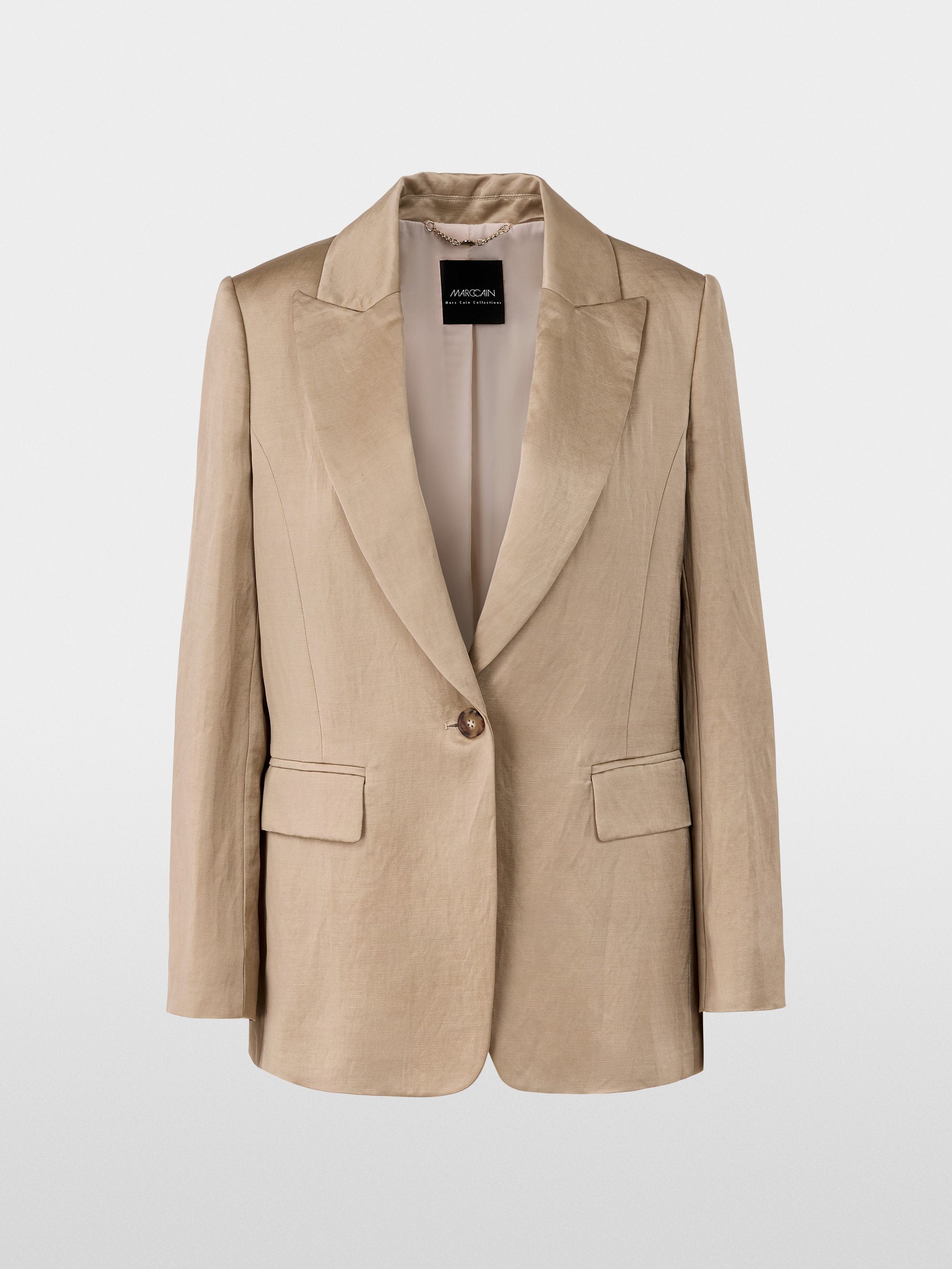 Marc Cain_Slim-Fit Blazer in Satin_YC 34.38 W41_608_06