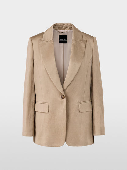 Marc Cain_Slim-Fit Blazer in Satin_YC 34.38 W41_608_06