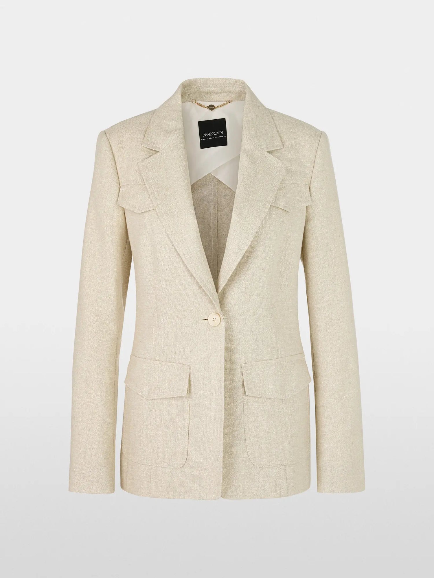 Marc Cain_Slim-Fit Blazer in Utility Style_YC 34.39 W42_607_07