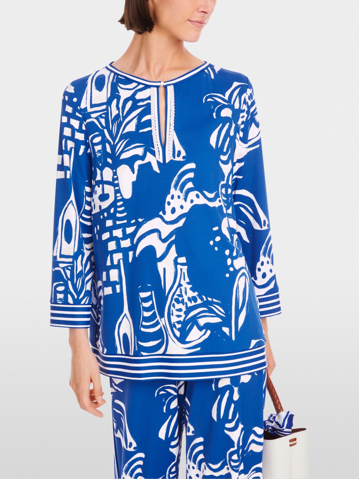 Marc Cain_Slip-On Blouse with Pearls_YC 55.05 J32_366_06