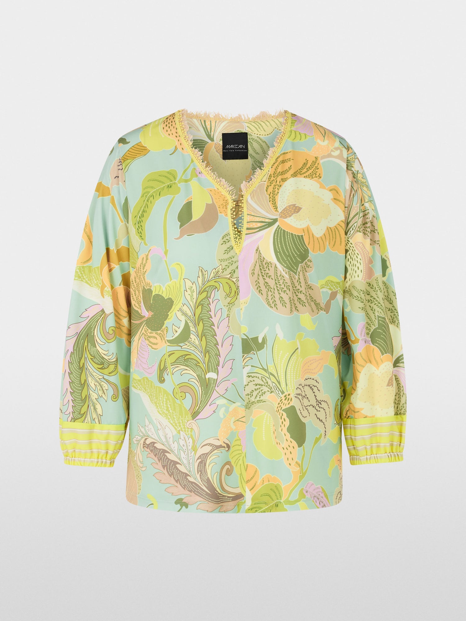Marc Cain_Wide Blouse with Leaf Motif_YC 55.07 J38_423_05