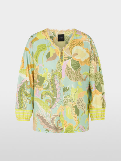 Marc Cain_Wide Blouse with Leaf Motif_YC 55.07 J38_423_05