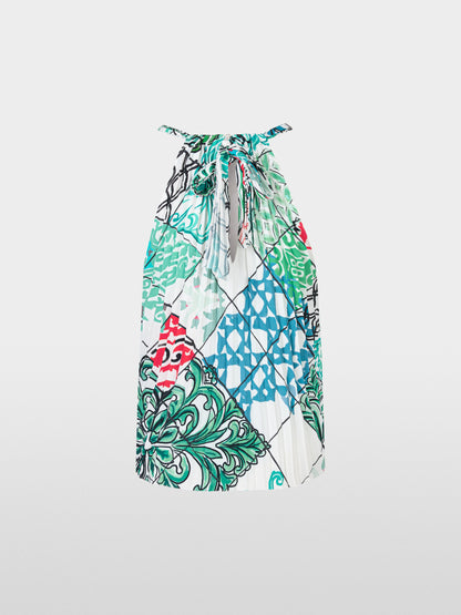 Marc Cain_Pleated Top with Print_YC 61.13 W76_504_07