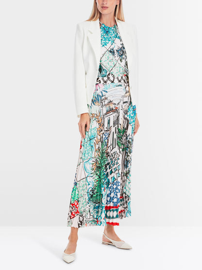 Marc Cain_Pleated Midi Skirt with Print_YC 71.29 W76_504_01