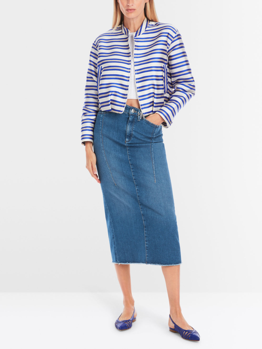 Marc Cain_Rethink Together Denim Skirt_YC 71.32 D05_353_01