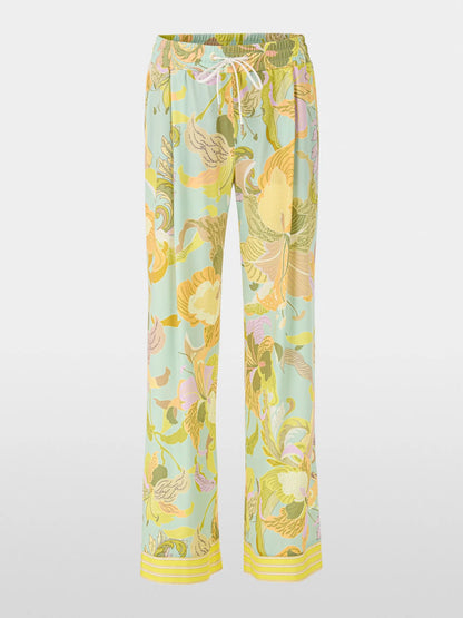 Marc Cain_Printed ÔRethink TogetherÕ Trousers_YC 81.56 J38_423_05