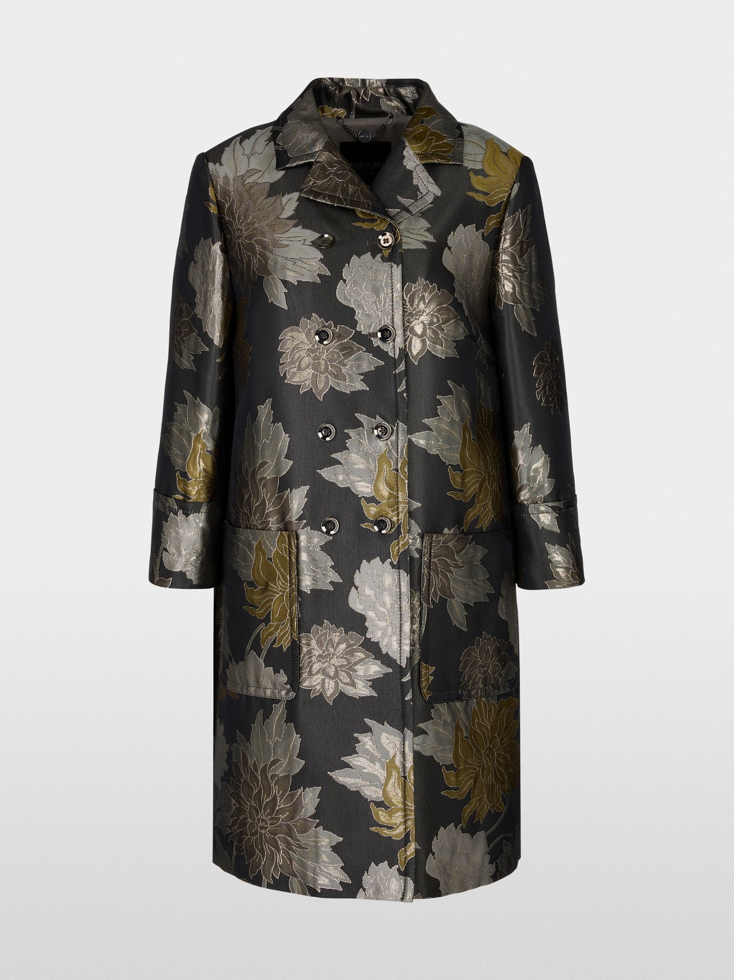 Floral Jacquard Coat With Lurex_YC 11.06 W24_581_08