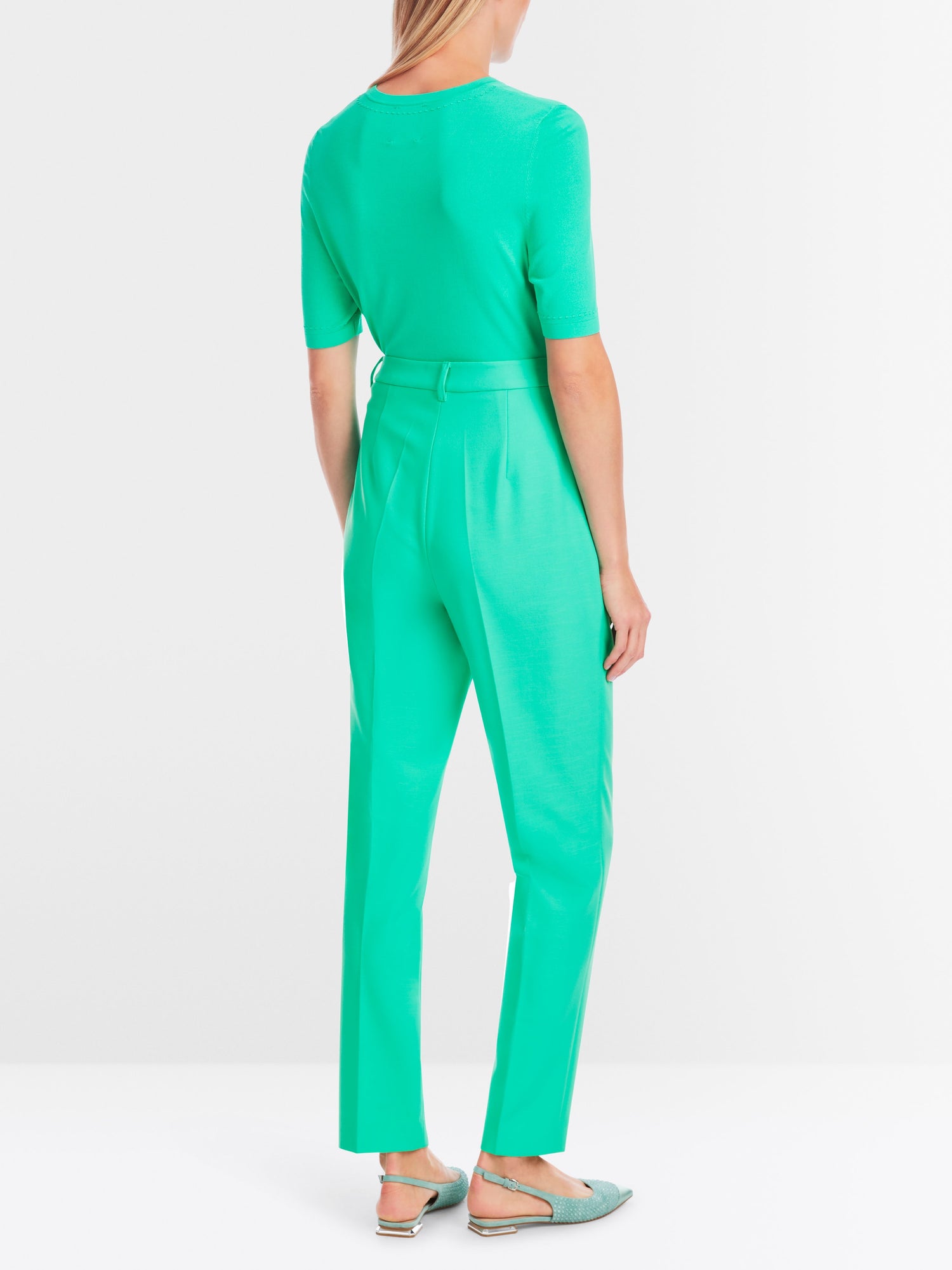 Marc Cain_Franca Trousers with Tapered Leg_YG 81.13 W20_565_02