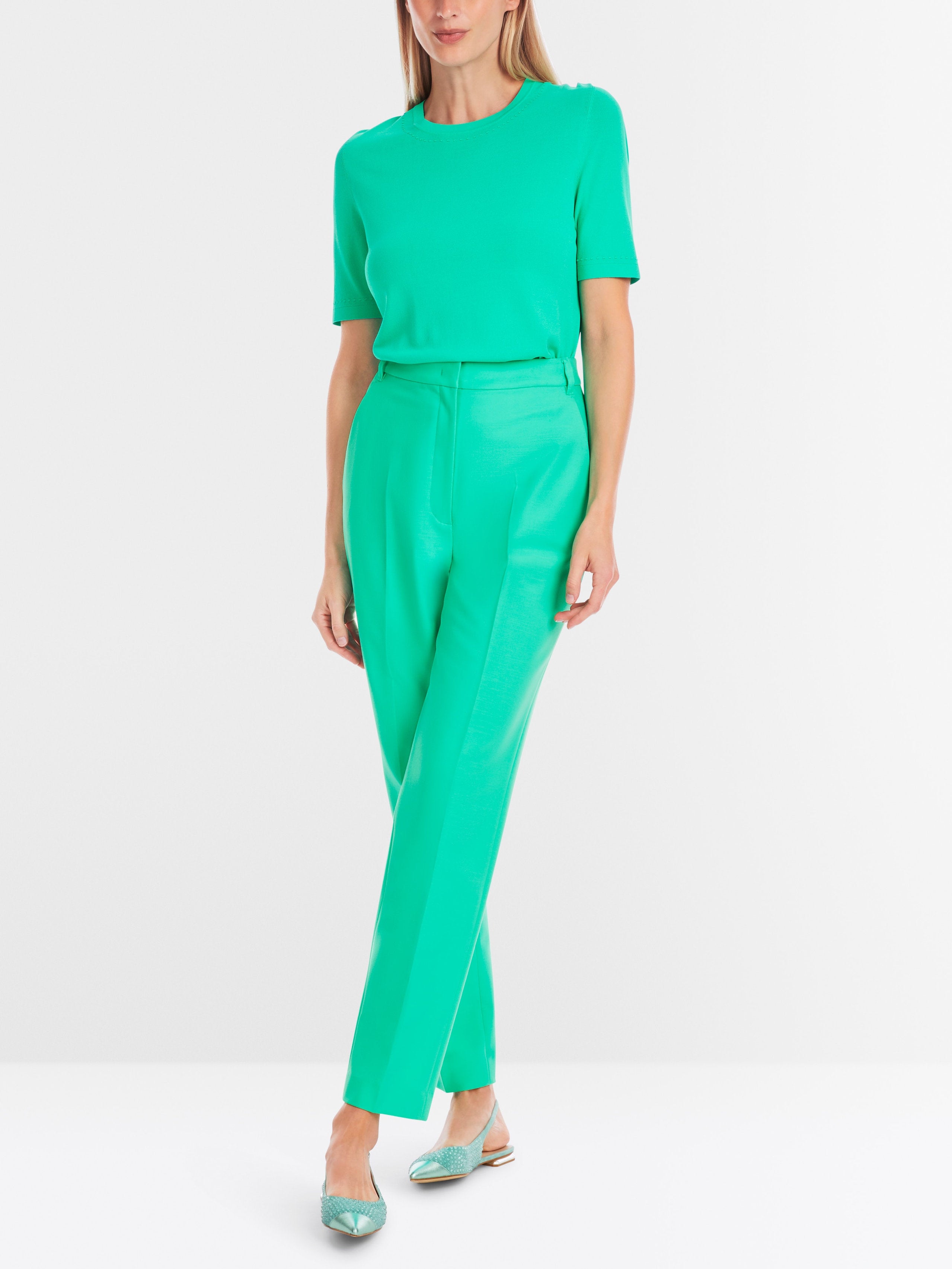 Marc Cain_Franca Trousers with Tapered Leg_YG 81.13 W20_565_04