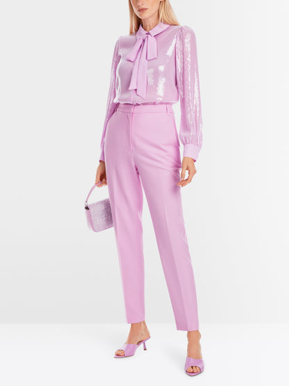 Marc Cain_Franca Trousers with Tapered Leg_YG 81.13 W20_707_01