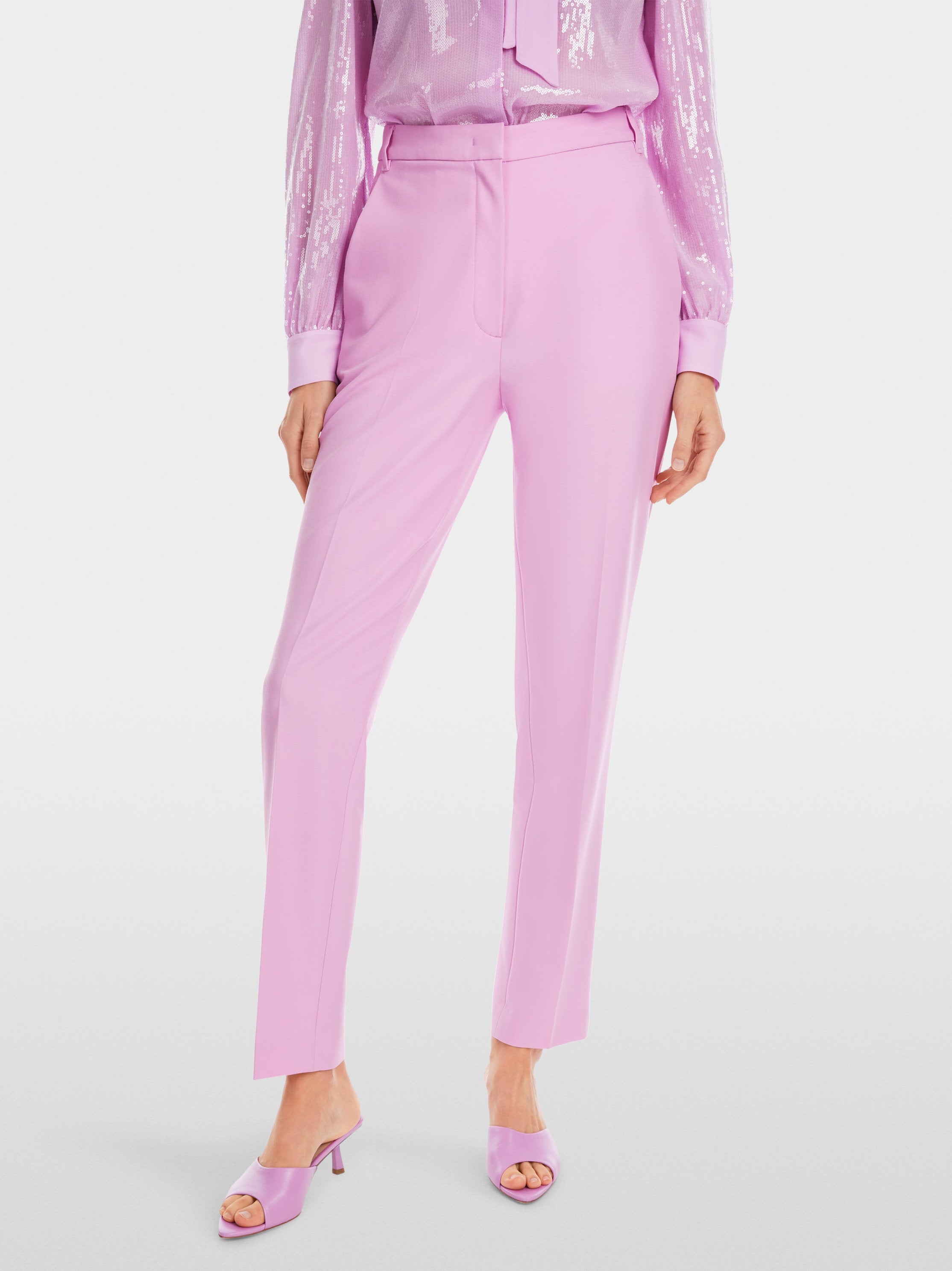 Marc Cain_Franca Trousers with Tapered Leg_YG 81.13 W20_707_06