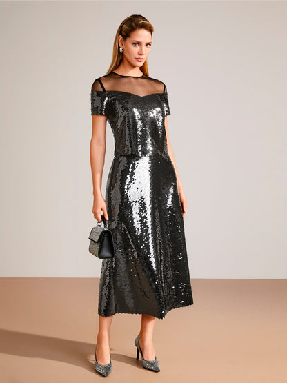 Calf-Length Sequin Skirt_YG 71.01 W03_900_07