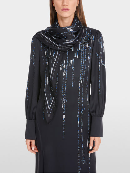 Silk Scarf with Starlit Night Print_YG B4.01 Z04_801_03