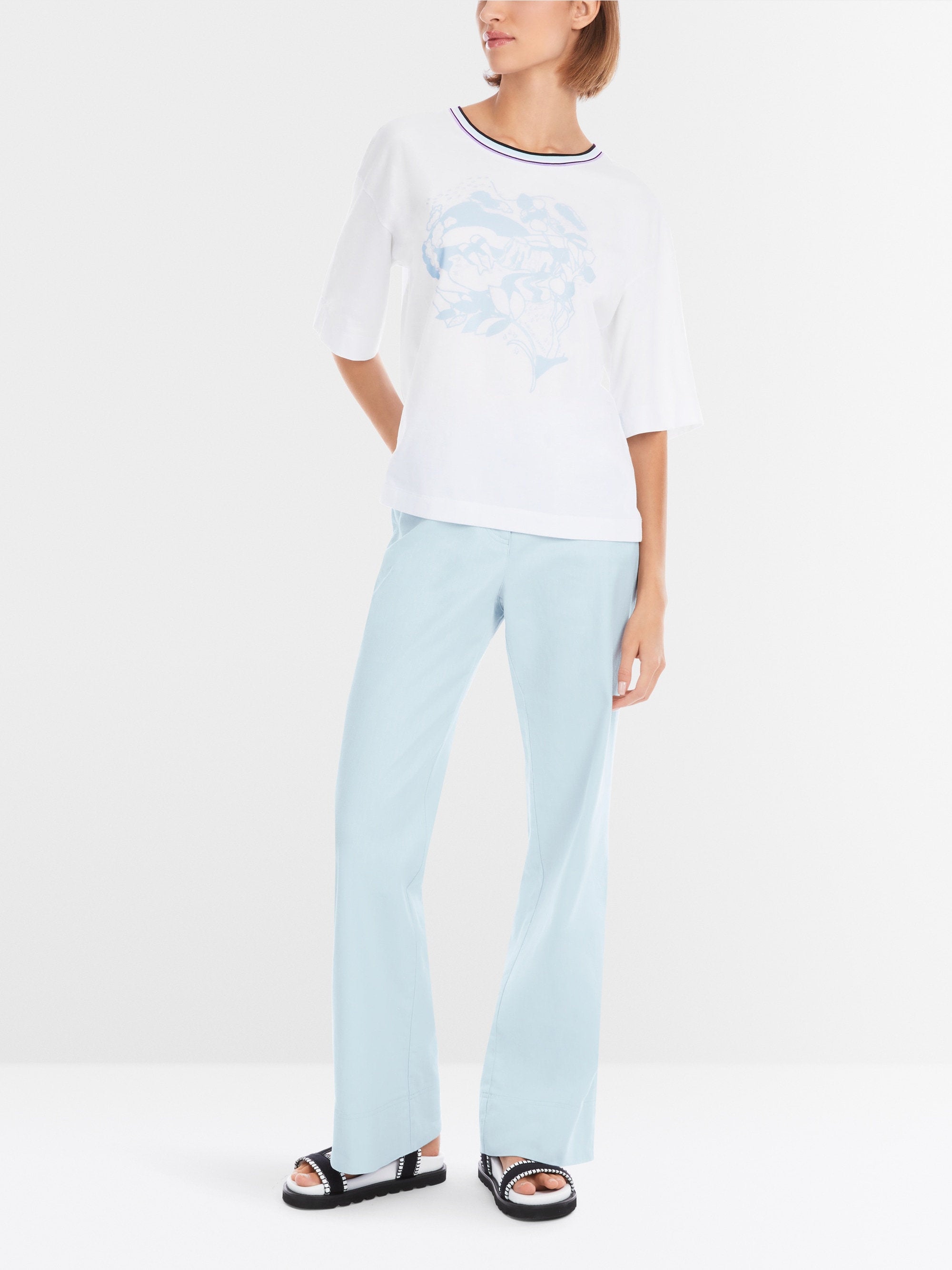 Marc Cain_Rethink Together T-Shirt with Print_YS 48.01 J81_100_06