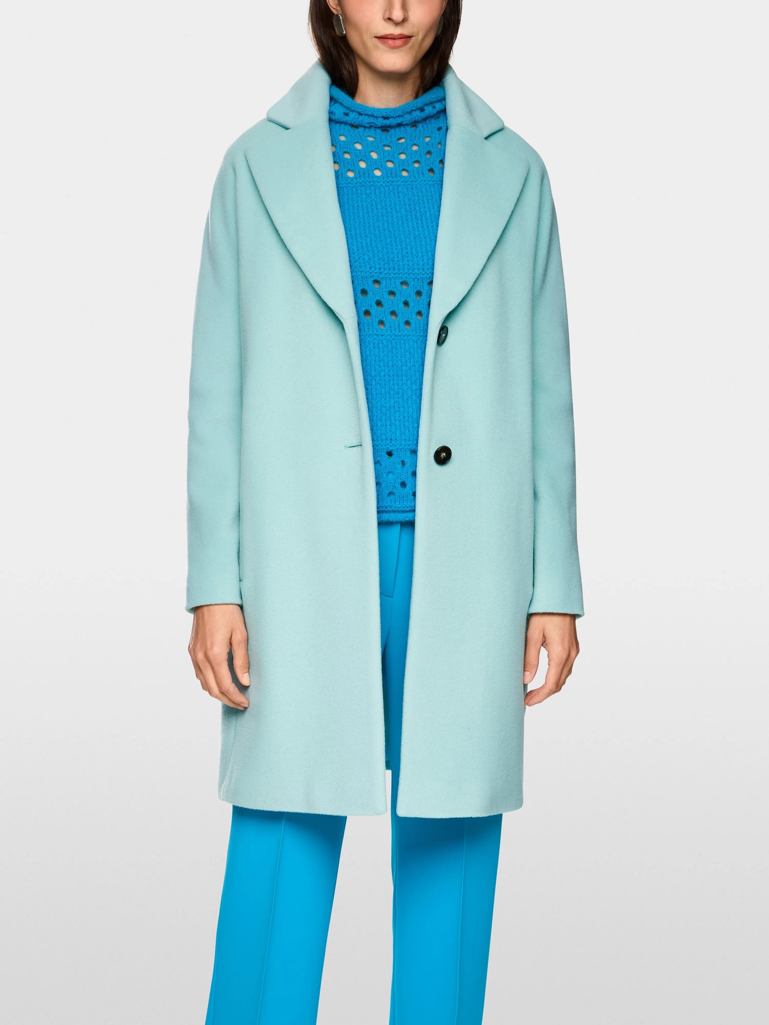 Marccain_Soft Teal_Wide Coat in Alpaca Wool Blend_ZA 11.05 W10_507_05