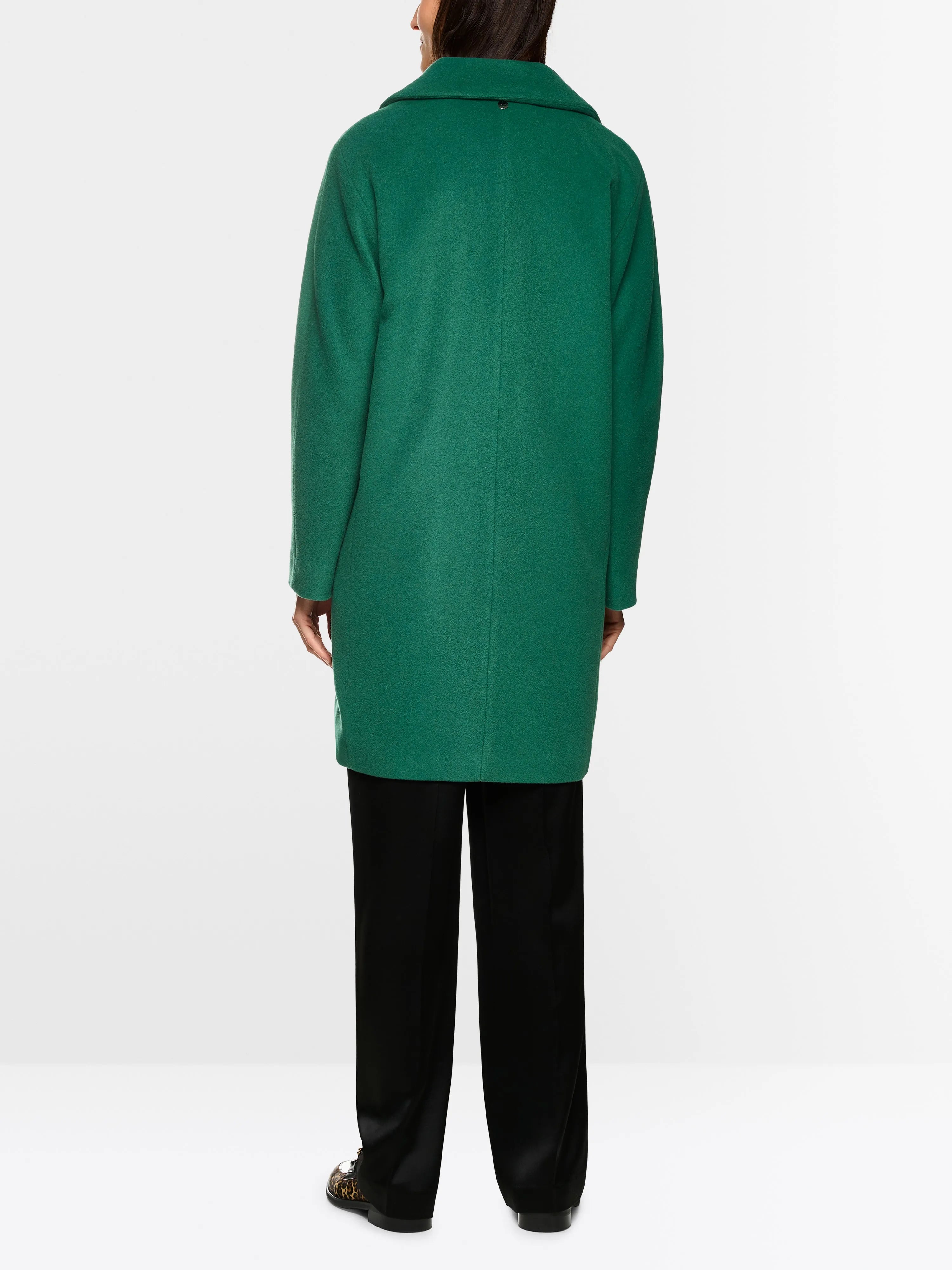 Marccain_Dark Jade Green_Wide Coat in Alpaca Wool Blend_ZA 11.05 W10_556_02