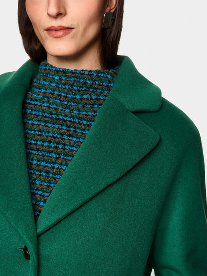 Marccain_Dark Jade Green_Wide Coat in Alpaca Wool Blend_ZA 11.05 W10_556_03
