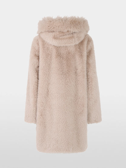 Marccain_Warm Stone_Faux Fur Coat with Hood_ZA 11.06 W87_646_08