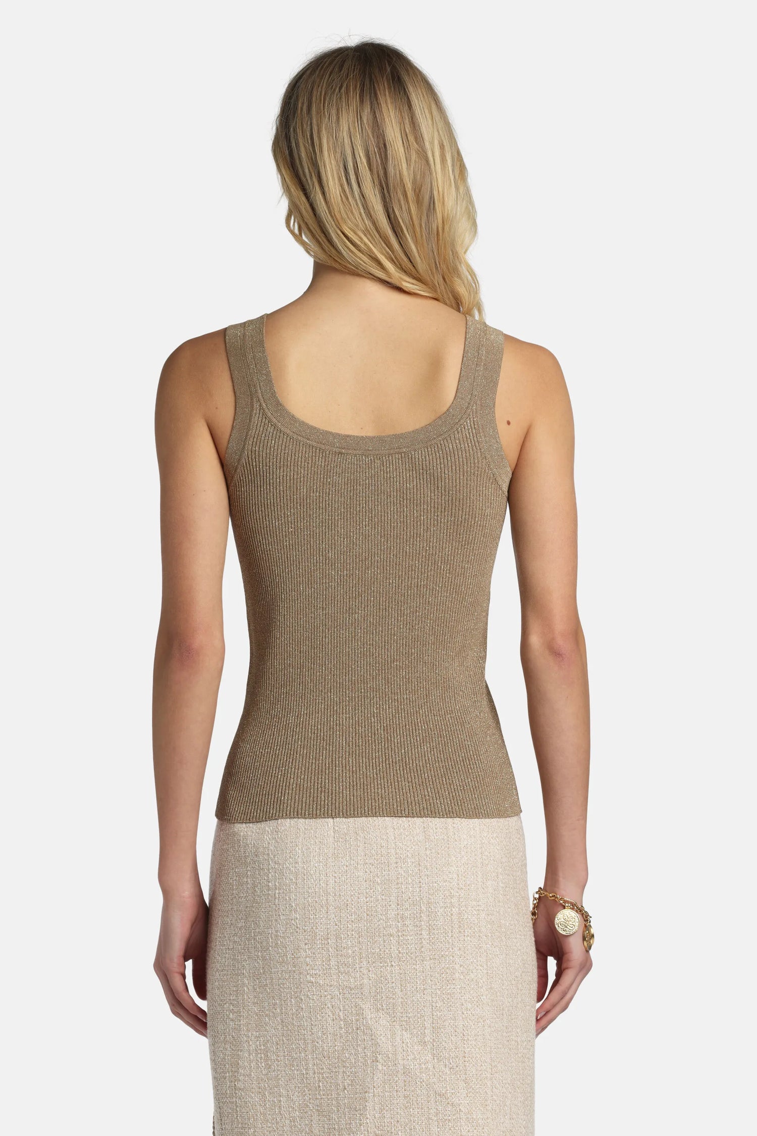 Luisa Spagnoli Oro Vecchio Women Zaida - Embroidered Top SKU: ZAIDA_3434 Image 03