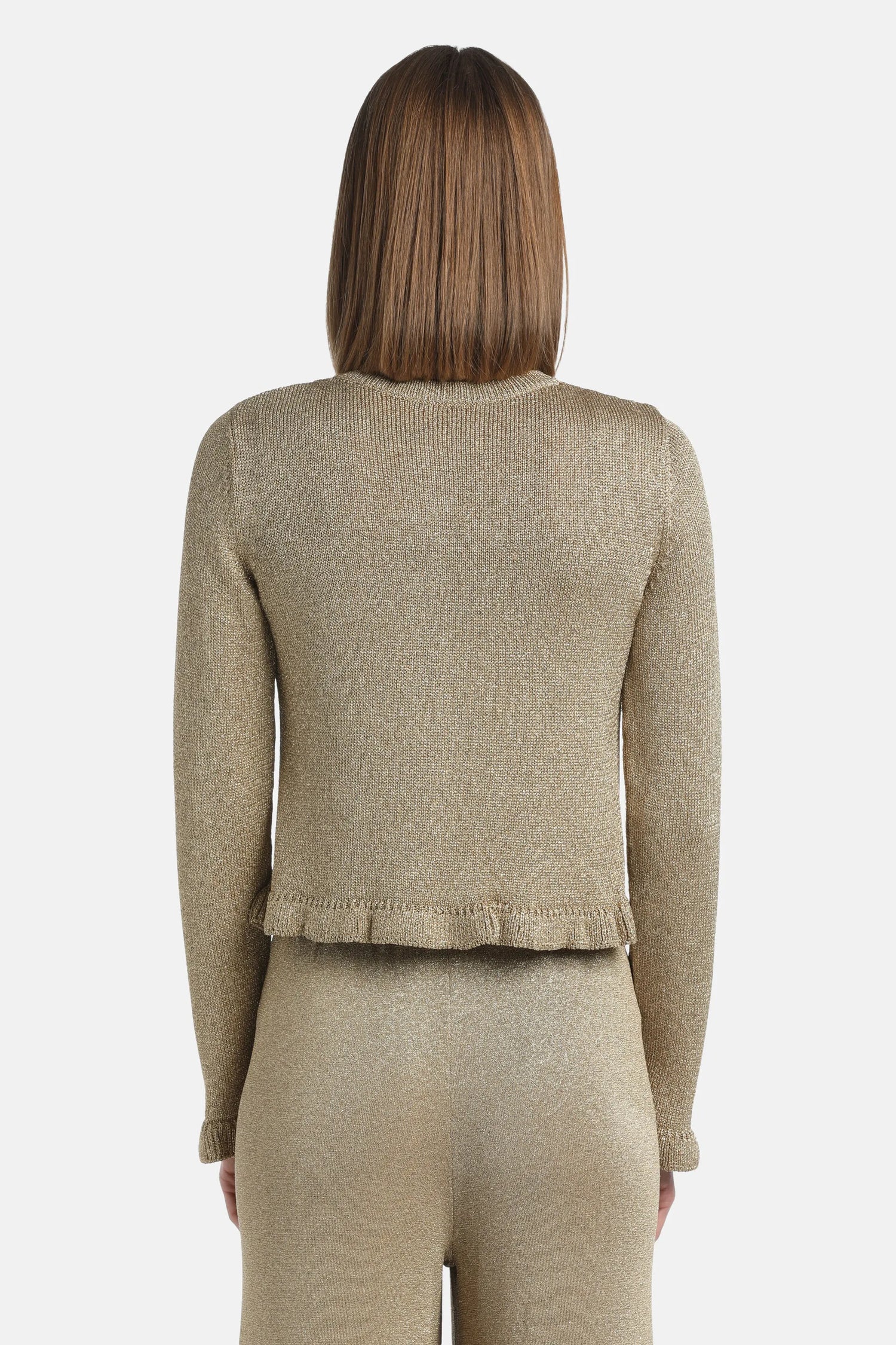 Luisa Spagnoli_Gold_Zandra - Bon Ton Knit Cardigan_ZANDRA_0428_03
