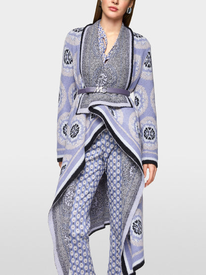 Marc Cain_Bluish Violet_Knitted in Germany Coat_ZC 11.07 M09_774_01