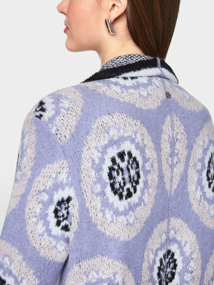 Marc Cain_Bluish Violet_Knitted in Germany Coat_ZC 11.07 M09_774_05